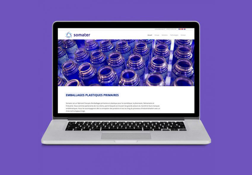 Nouveau site web Somater